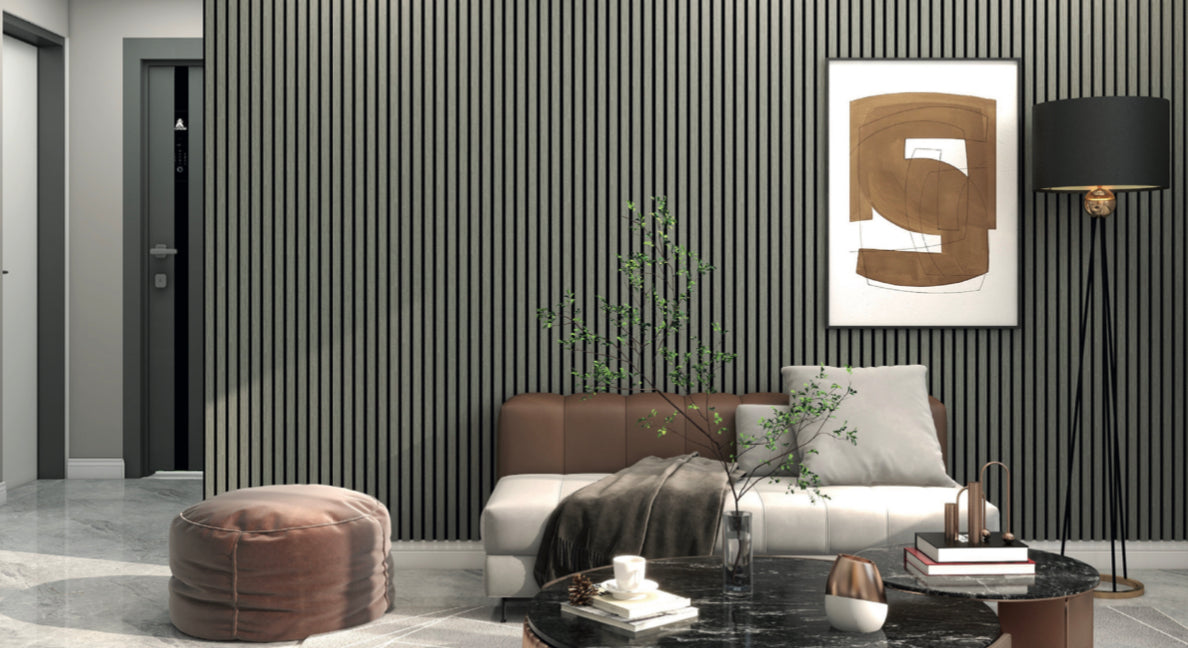 Acoustic Wall Panel - Grey Oak
