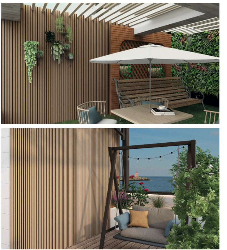 Wall Exterior Panel - Light Oak