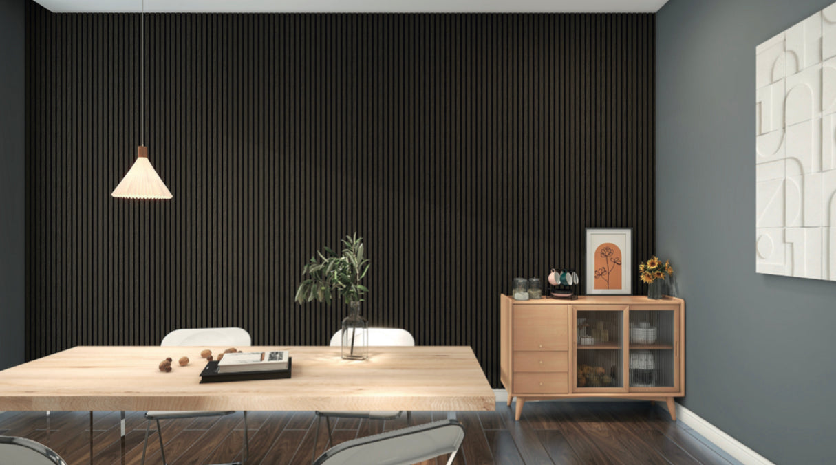 Acoustic Wall Panel - Dark Oak