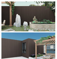 Wall Exterior Panel - Dark Oak