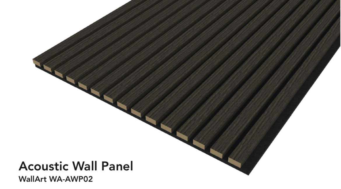 Acoustic Wall Panel - Dark Oak