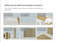 Acoustic Wall Panel - Smokey Oak