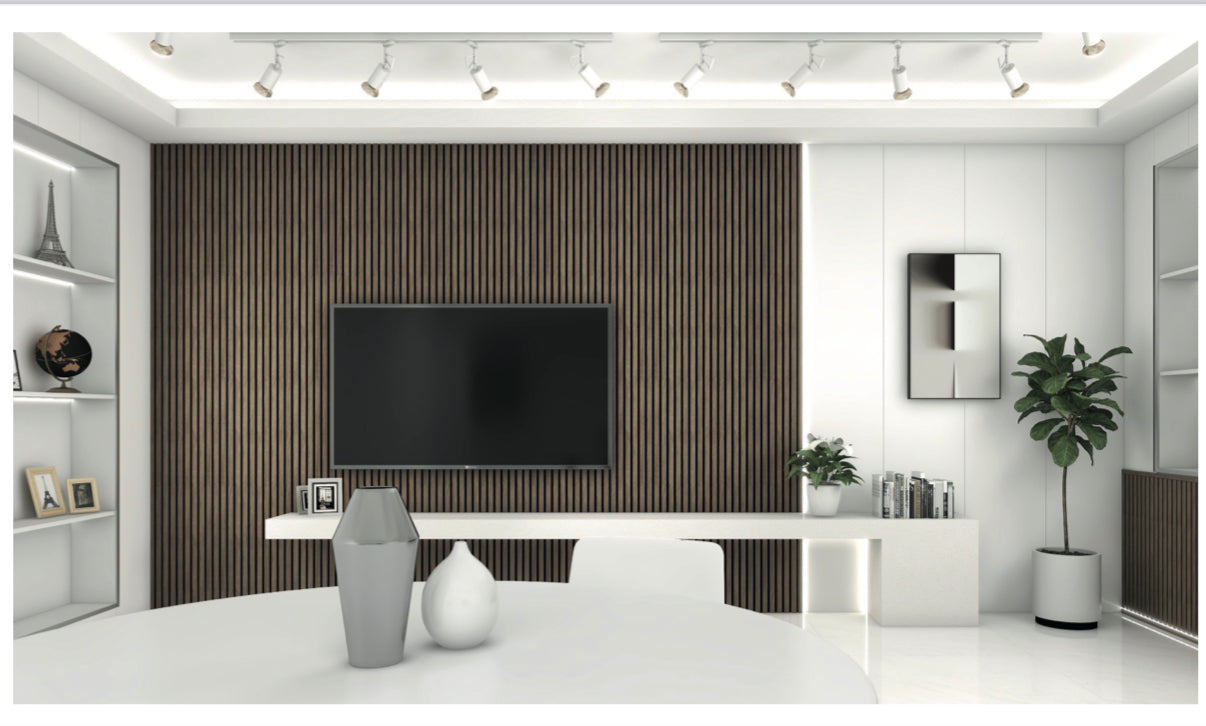 Acoustic Wall Panel - Smokey Oak